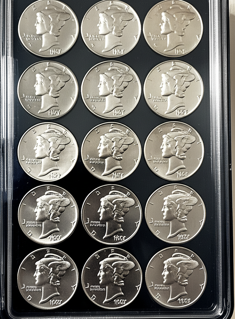 Mercury Dime Set Complete
