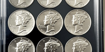 Mercury Dime Set Complete