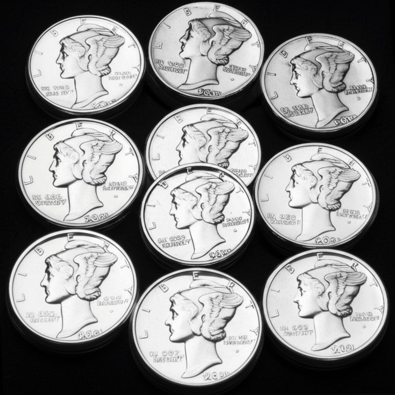 Mercury Dime Set Complete