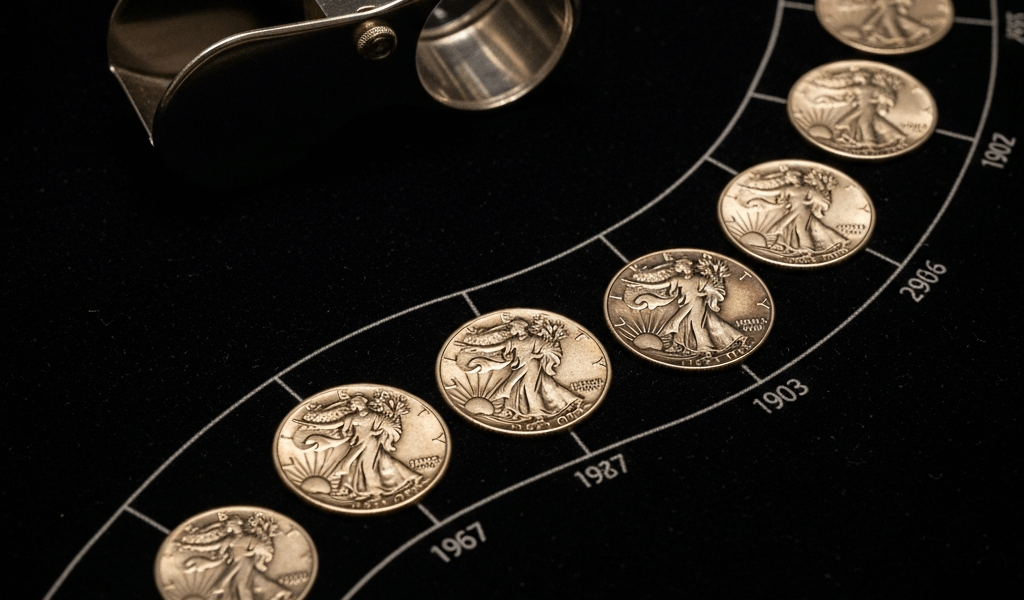 Walking Liberty Half Dollar Value by Year and Grade