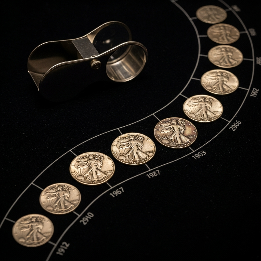 Walking Liberty Half Dollar Value by Year and Grade