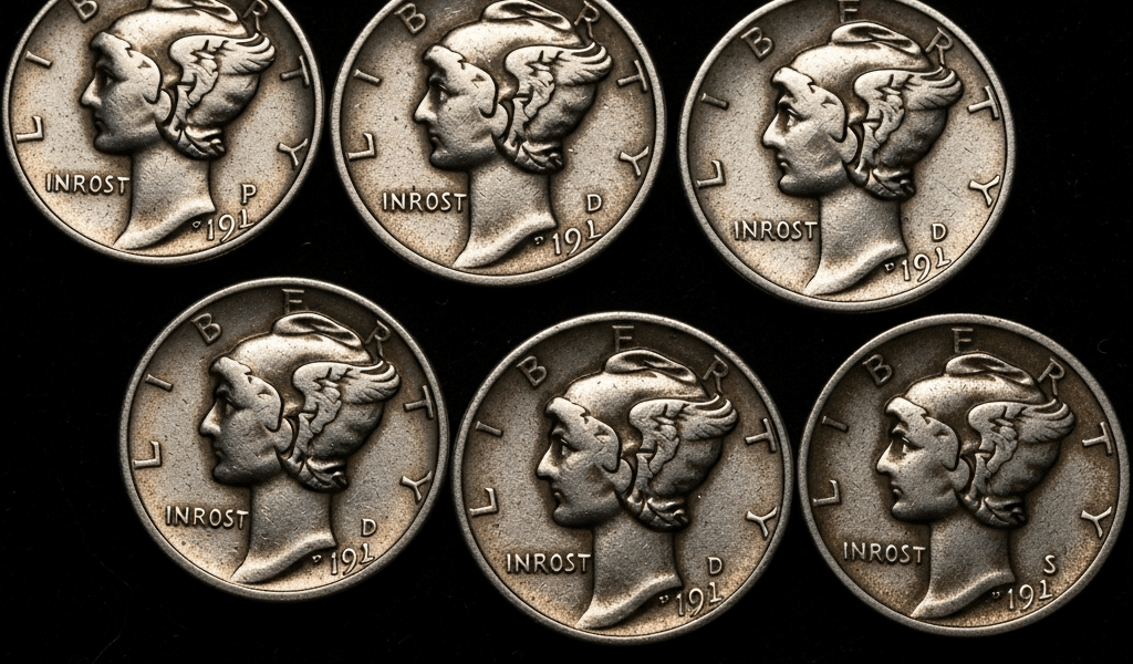Mercury Dime Value by Year and Mint Mark