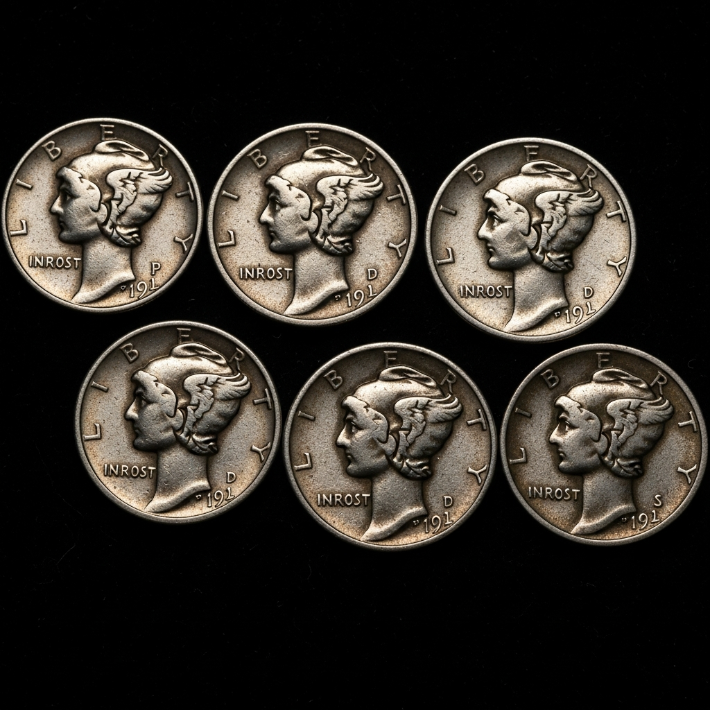 Mercury Dime Value by Year and Mint Mark