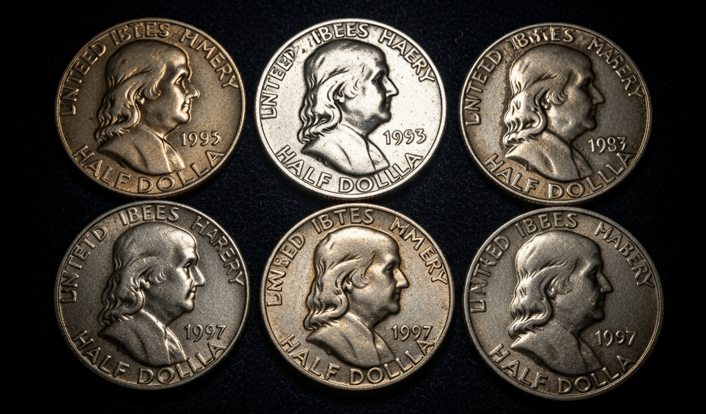 Franklin Half Dollar Value by Year and Mint Mark