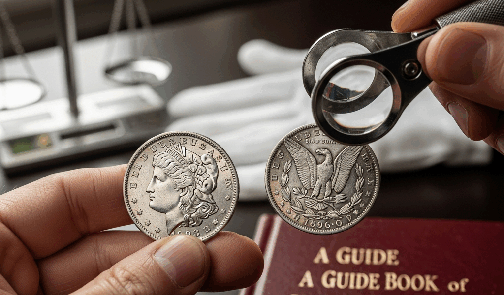 Professional photograph related to: How to Spot a Counterfeit Morgan Silver Dollar. High quality, ed