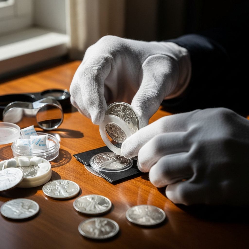 How to Store Silver Coins Long-Term Without Damage