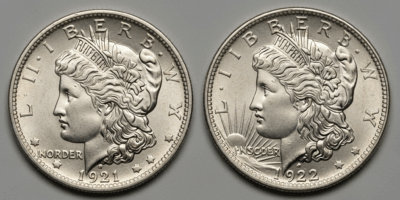 Professional photograph related to: Peace Dollar vs Morgan Dollar — Two Silver Classics Compared. Hi