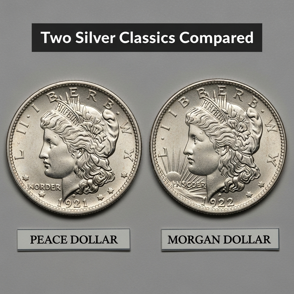 Peace Dollar vs Morgan Dollar — Two Silver Classics Compared